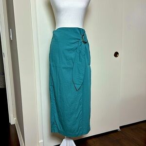 Bohme Teal Maxi Skirt